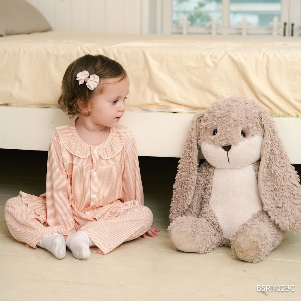 (18M-5Y)  Bộ dài tay cài giữa bèo cổ Pijama mặc ở nhà, đồ ngủ cho bé BU Siro BSR1102BC | Quần áo Bubaby chính hãng