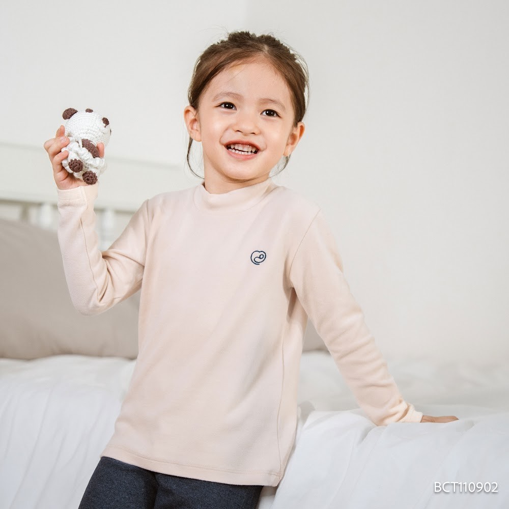 (2Y-5Y) Bộ dài tay cao cổ Bubaby Cotton BCT110902 | Quần áo BU Baby chính hãng
