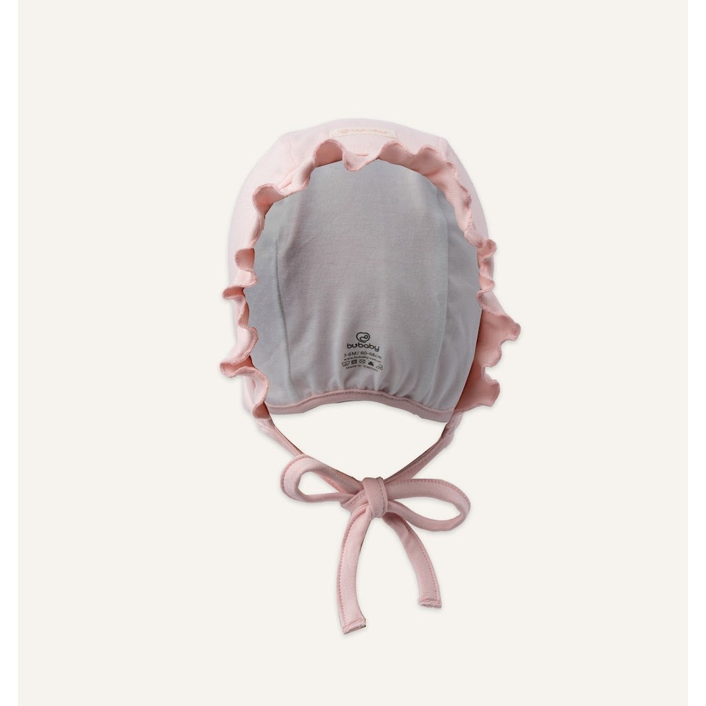 Mũ Bonnet viền bèo Cotton BU Baby ACT194305 | Phụ kiện Bubaby chính hãng