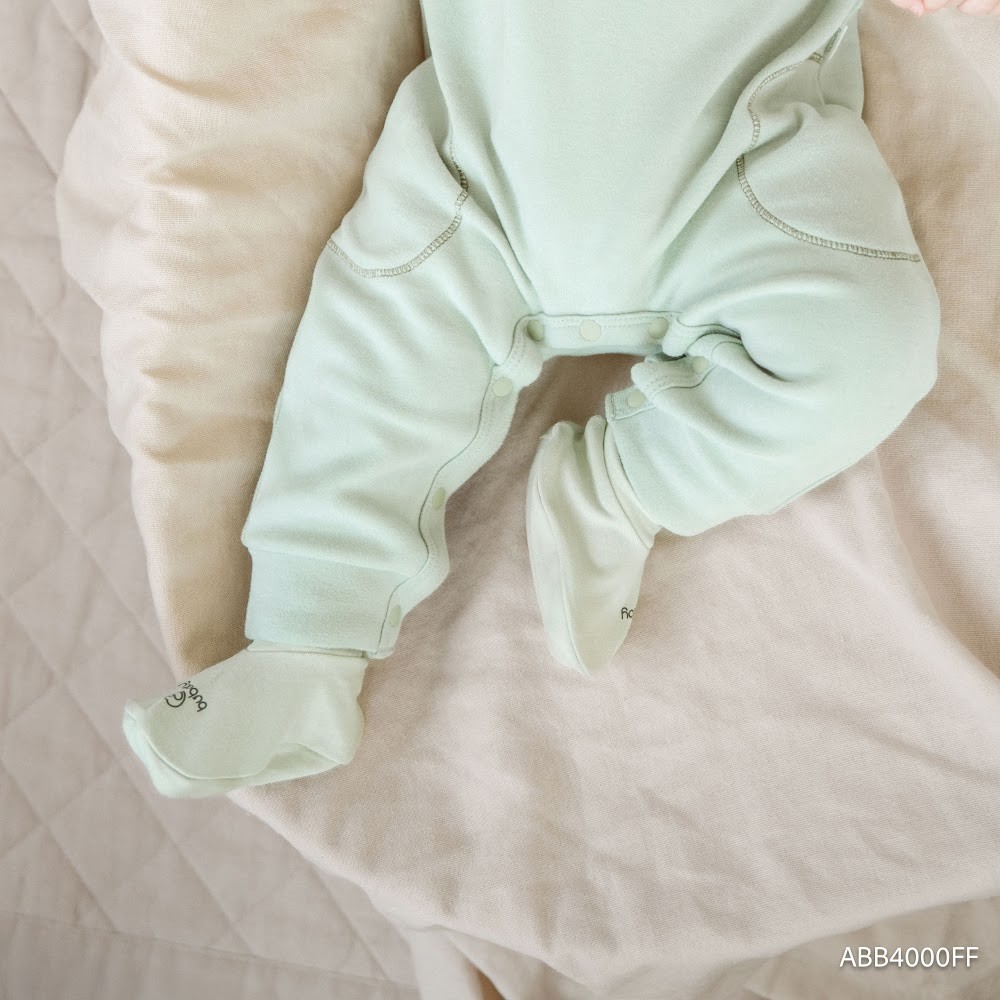 (3M-12M) Body dài tay cài vai Thu êm Bubaby Cotton BCT210100 | Đồ chính hãng