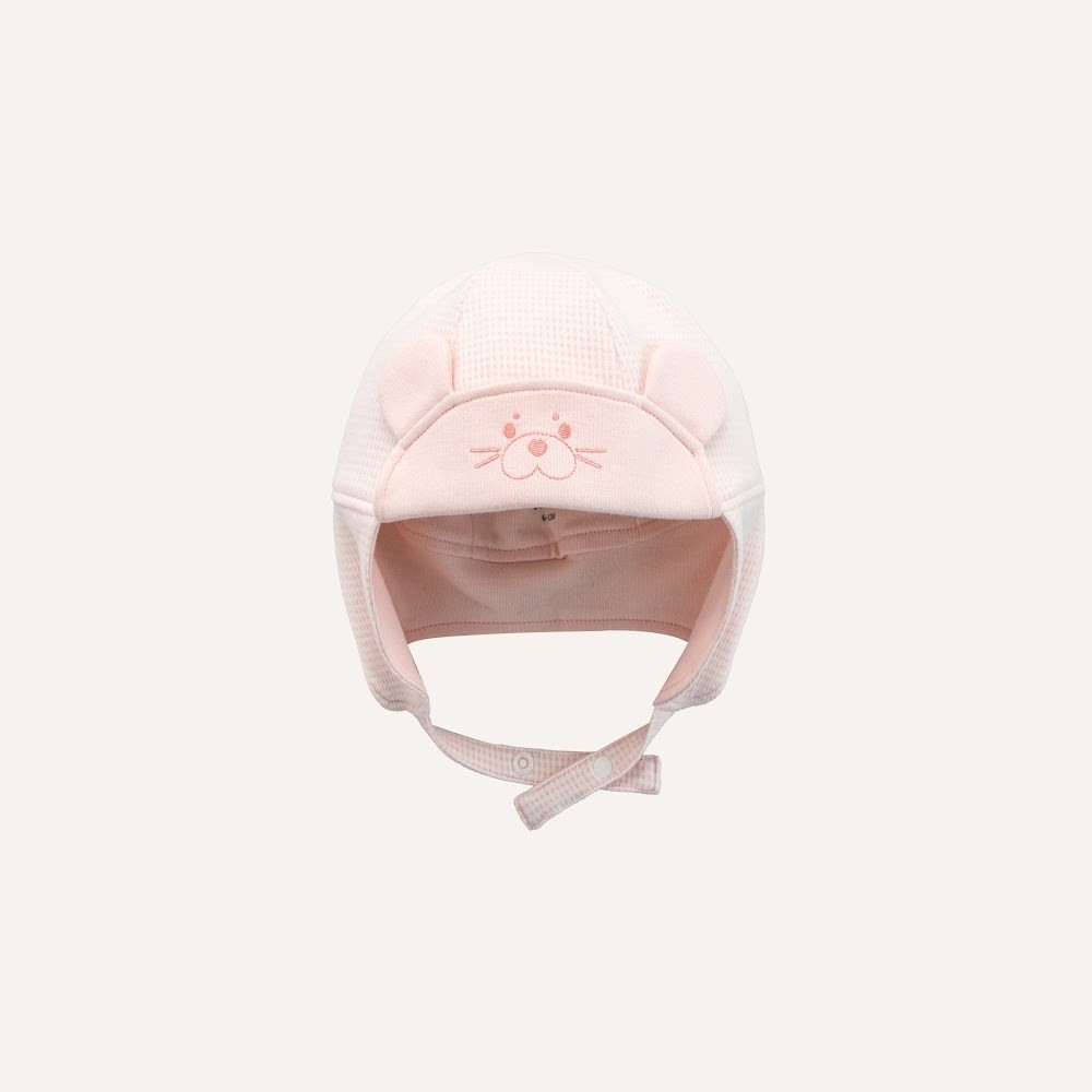 (1M-12M) Mũ  phi công Thu đông cho bé Bubaby Cotton ACT198800| Phụ kiện BU chính hãng