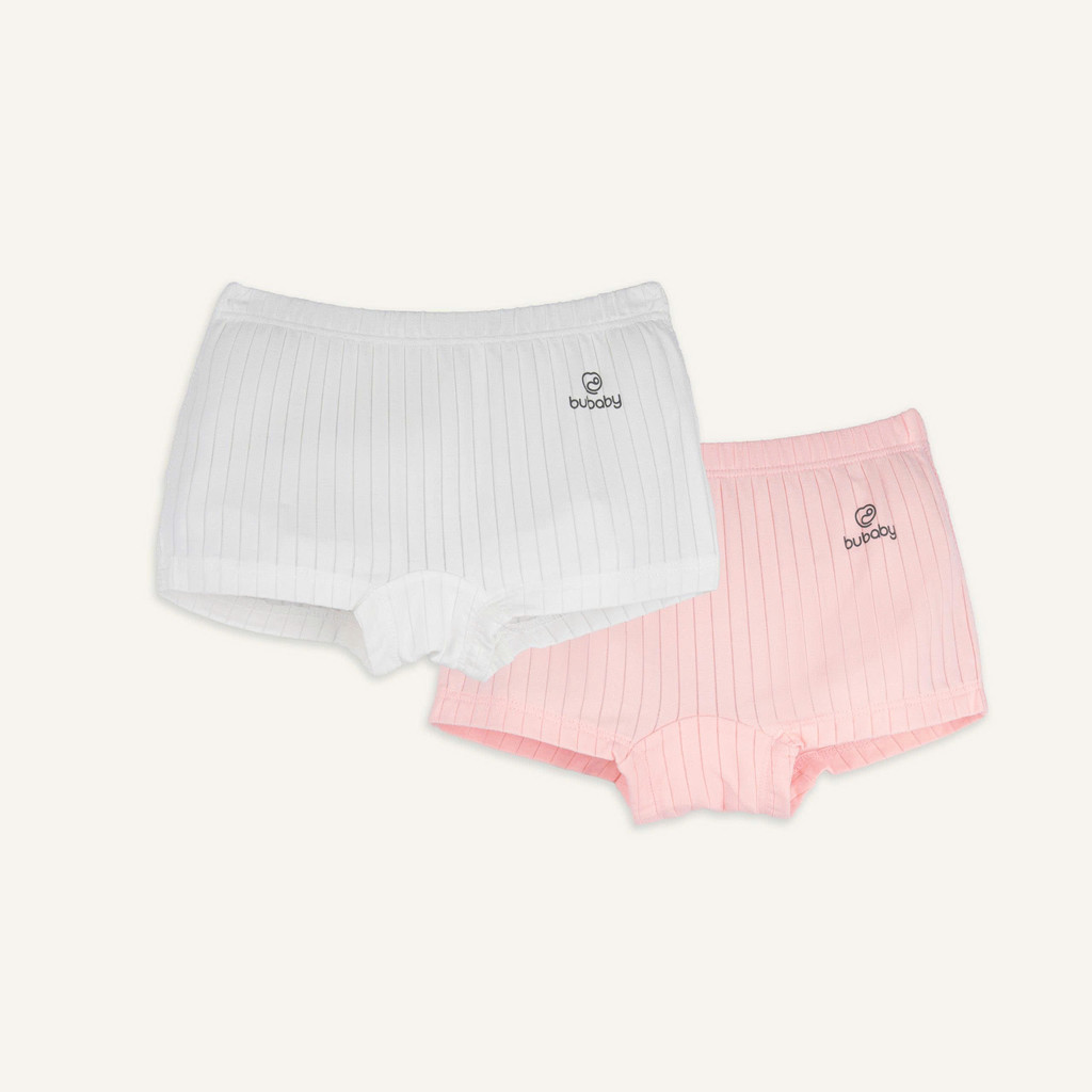 BU Baby (1Y-5Y) Set 2 Quần Chip Đùi Bé Gái Bu baby Vải Bamboo Mềm Mịn - Quần chip bubaby