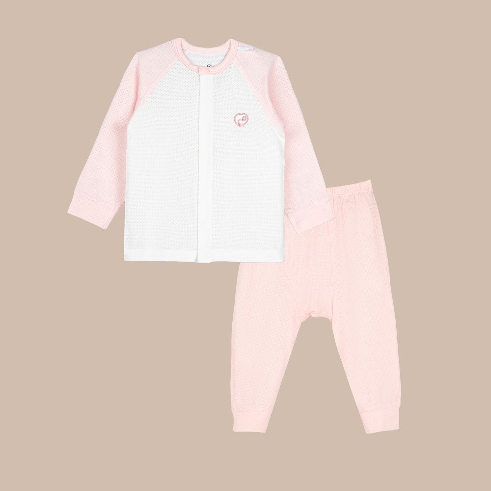 (0M-12M) Bộ dài tay cài giữa Bubaby Molist BMD110200 | BU Baby Chính hãng