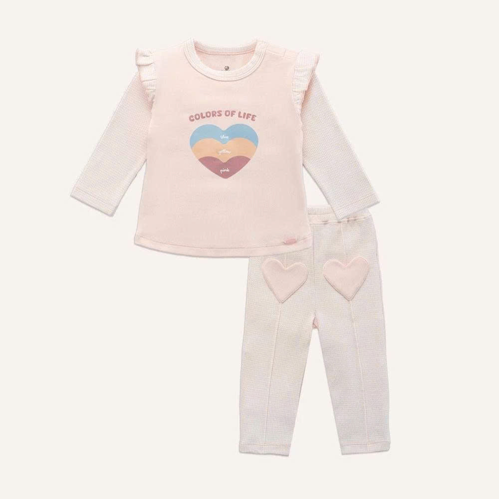 (6M-5Y) Bộ dài tay Thu đông cho bé Bubaby Signature Cotton BCT110202 | Quần áo BU Baby chính hãng