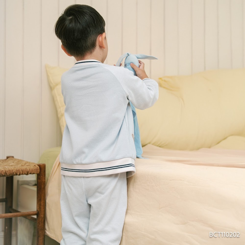 (6M-5Y) Bộ dài tay Thu đông cho bé Bubaby Signature Cotton BCT110202 | Quần áo BU Baby chính hãng