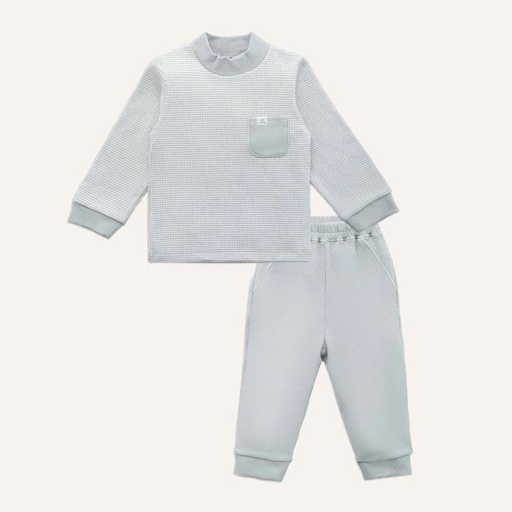 (6M-5Y) Bộ dài tay Thu đông cho bé Bubaby Signature Cotton BCT110202 | Quần áo BU Baby chính hãng