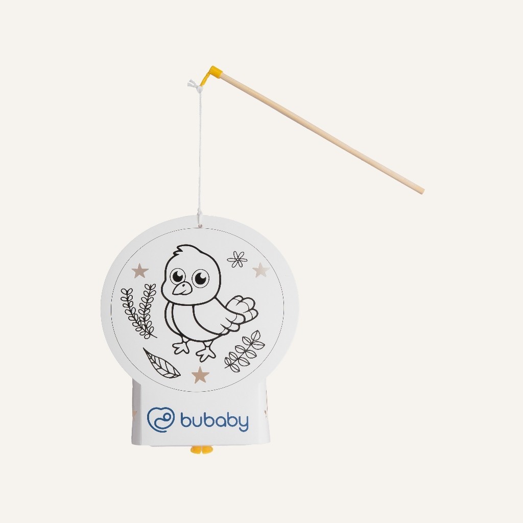 Lồng đèn Trung thu sáng tạo Tô màu - Lắp ghép - Có đèn nháy cho bé yêu