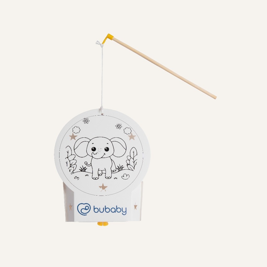 Lồng đèn Trung thu sáng tạo Tô màu - Lắp ghép - Có đèn nháy cho bé yêu