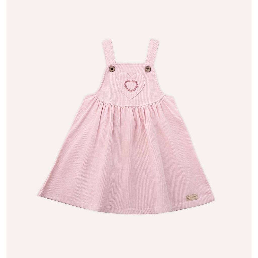 (12M-5Y) Váy liền dài tay bèo cổ + Váy Yếm Thu nhẹ cho bé gái Bubaby Cotton BCT513300 | Quần áo BU Chính hãng