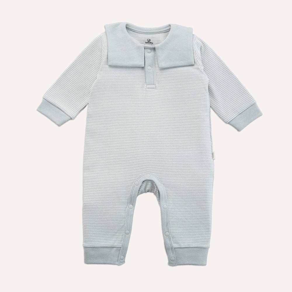 (1M-12M) Body dài tay cổ thủy thủ Thu đông cho bé Bubaby Cotton BCT215300| Quần áo Bubaby chính hãng
