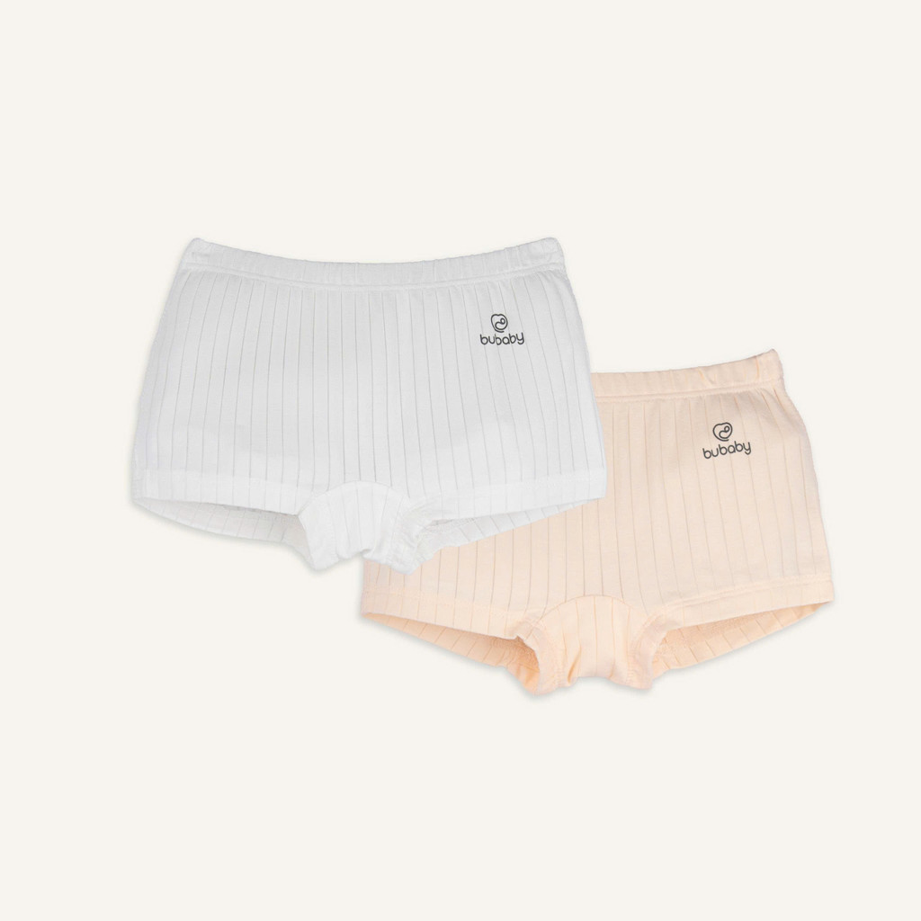 BU Baby (1Y-5Y) Set 2 Quần Chip Đùi Bé Gái Bu baby Vải Bamboo Mềm Mịn - Quần chip bubaby