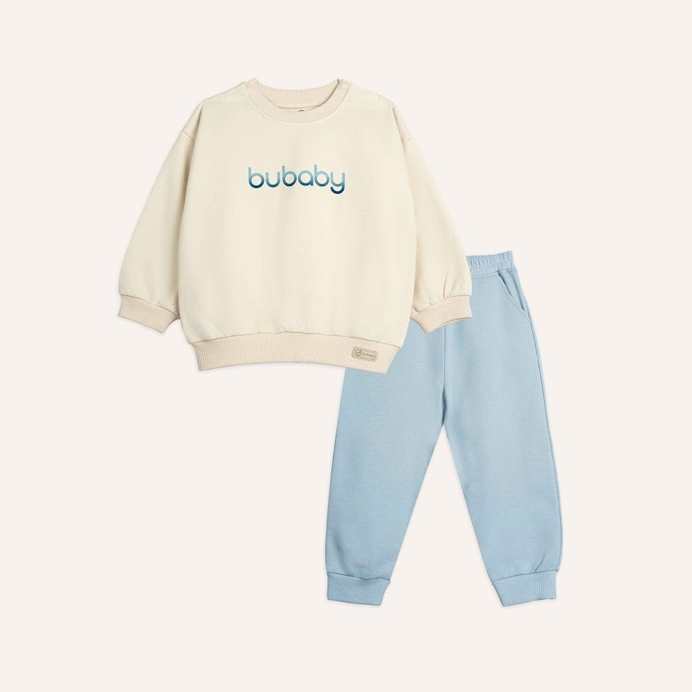 (6M-5Y) Bộ dài tay Thu đông cho bé Bubaby Signature Cotton BCT110202 | Quần áo BU Baby chính hãng