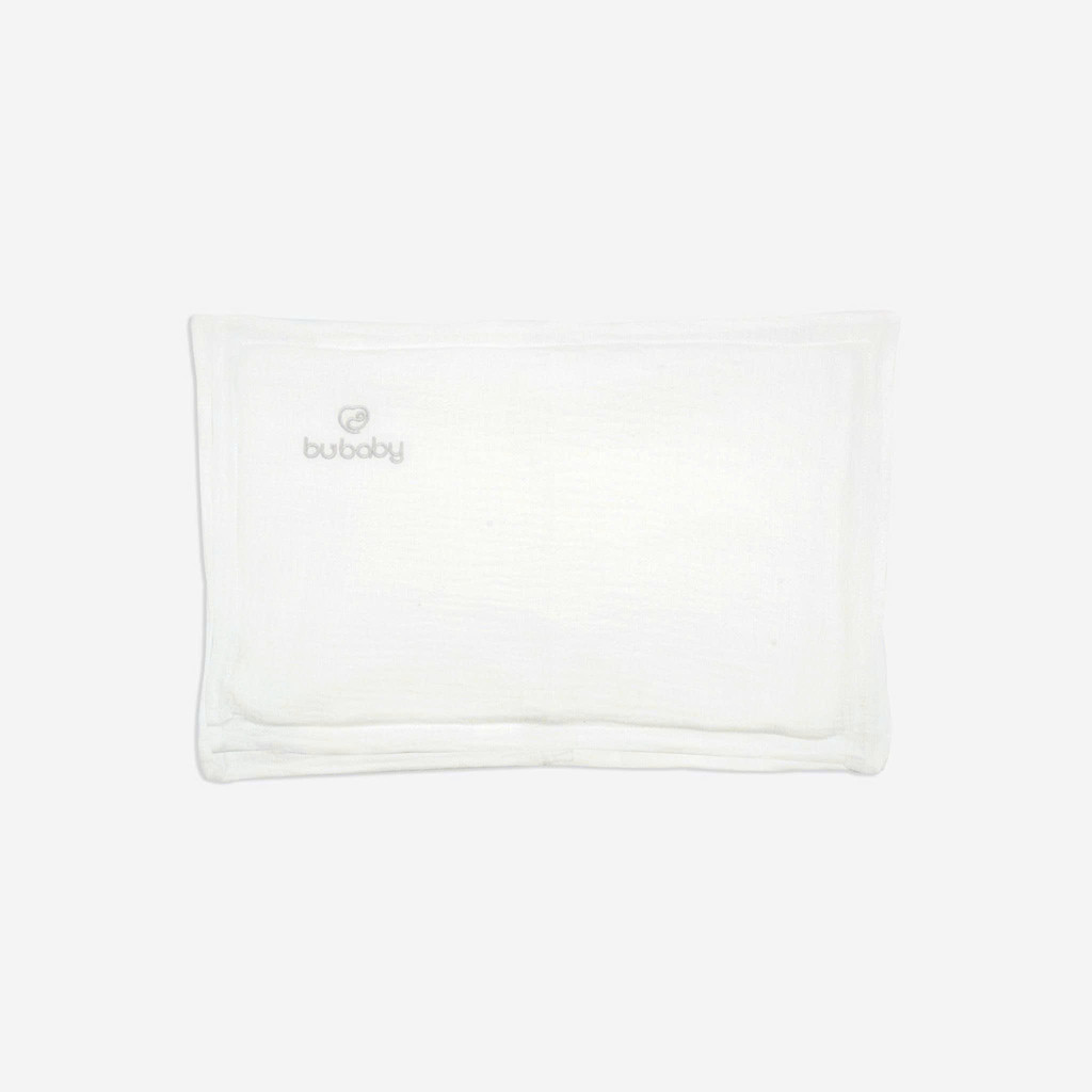 Gối cho bé AMU050001 chất mềm mại mặt vải muslin thấm hút BUbaby  | BUbaby chính hãng
