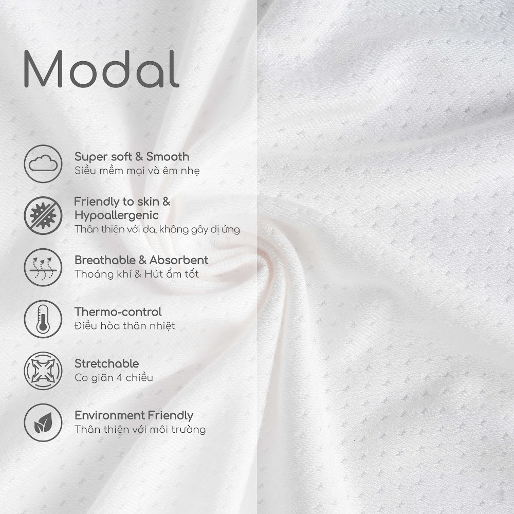 (0M-12M) Bộ ngắn tay cài giữa  BU Baby Molist BMD130200 | Bubaby chính hãng