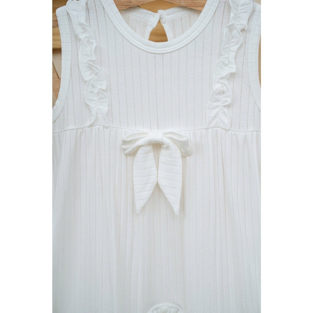 (1M-12M) Bộ body đùi sát nách vai Bubaby Molist BMD246100 | Quần áo BU chính hãng