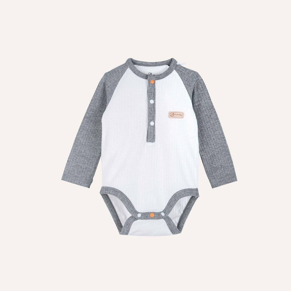 (1M-12M) Body chip dài tay cổ trụ Mùa Thu êm  Bubaby Lennie  BWL210300 | Body chính hãng
