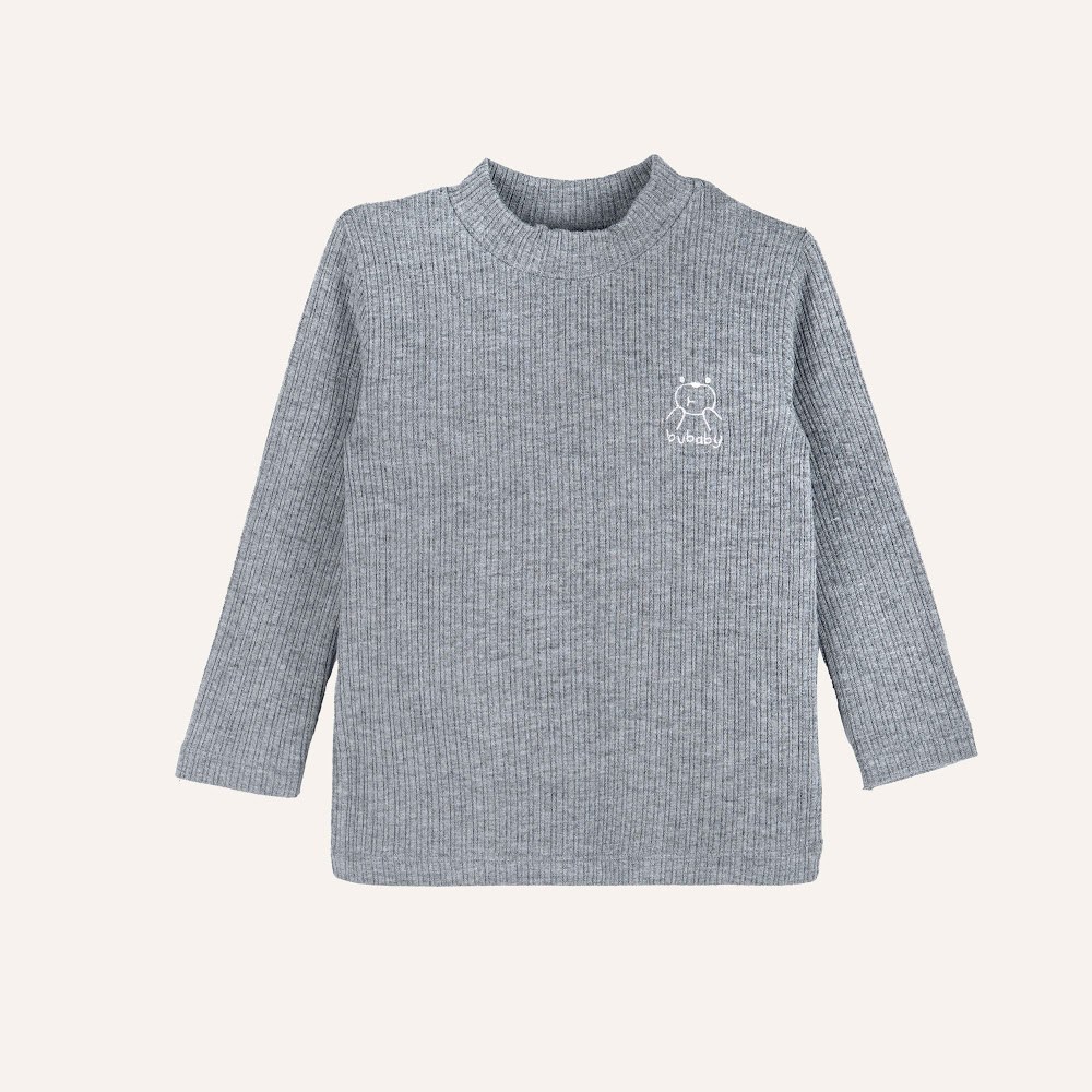 (6M-5Y Áo dài tay cao cổ mùa Thu êm Bubaby Lennie BWL310900 | Áo chính hãng