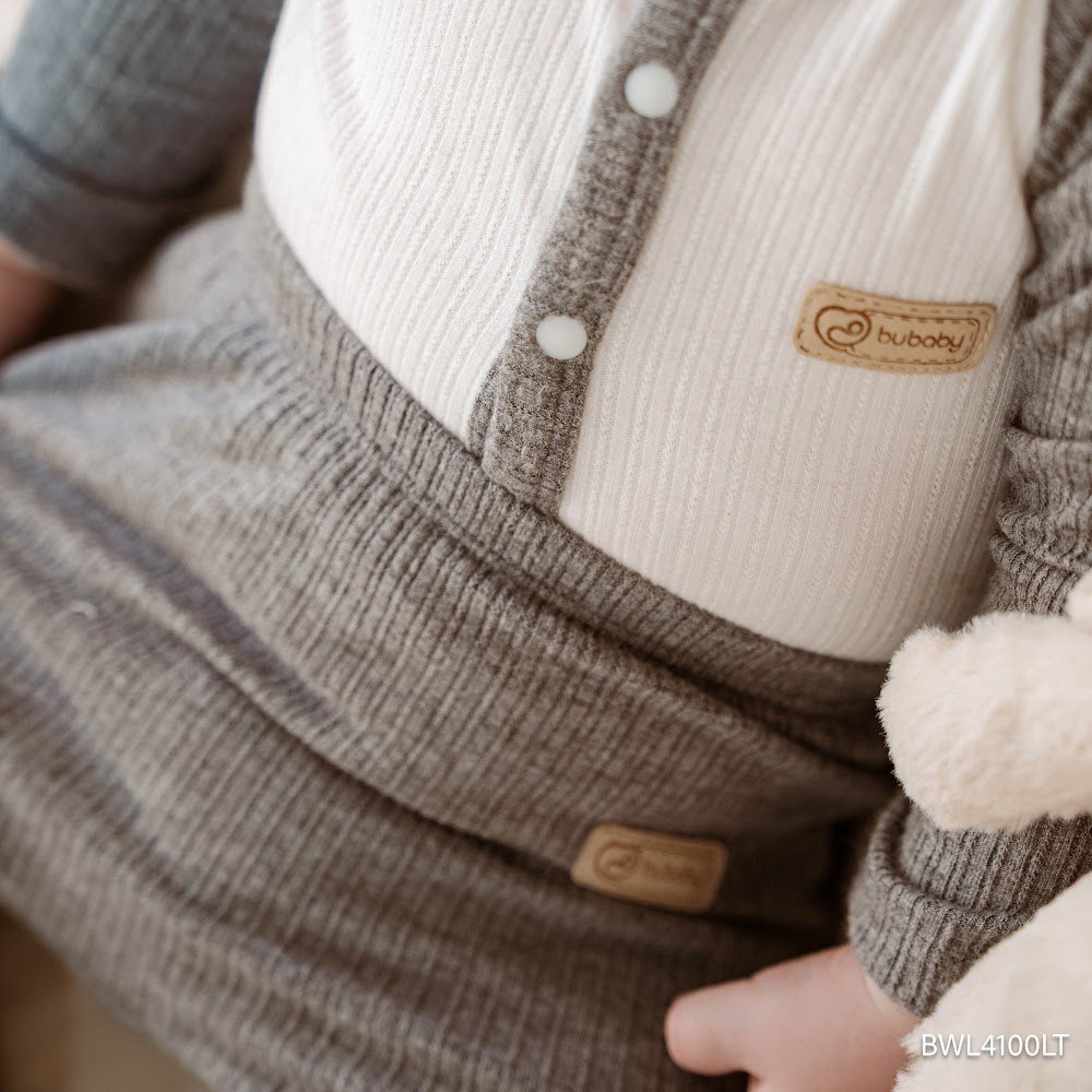 (1M-12M) Quần legging dài liền tất Thu êm Lennie BU Baby BWL4100LT | Chính hãng