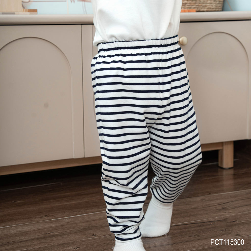 (6M-5Y) Bộ quần áo Bubaby thủy thủ dài tay BuBu cho bé trai bé gái BU Baby Cotton PCT115300