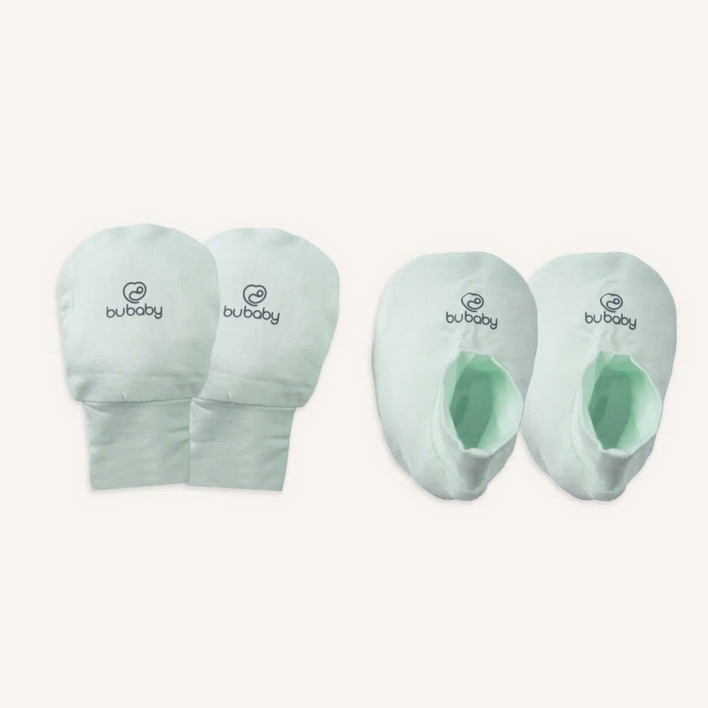 Bộ bao chân, bao tay cho bé Bambus - ABB400005 | Phụ kiện BU Baby Chính hãng