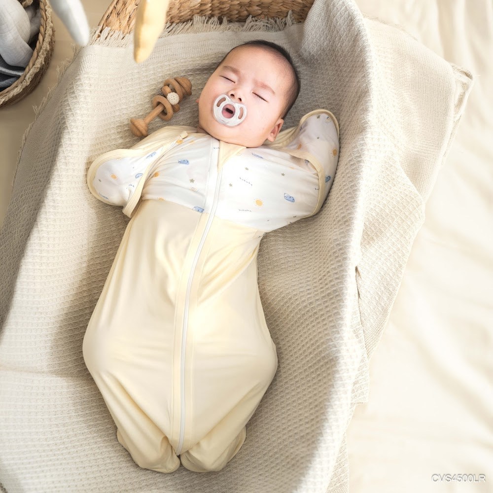 BU Baby Phụ kiện Túi ngủ nhộng chũn Little Rainbow | Đồ sơ sinh cao cấp mềm mịn | CVS4500LR