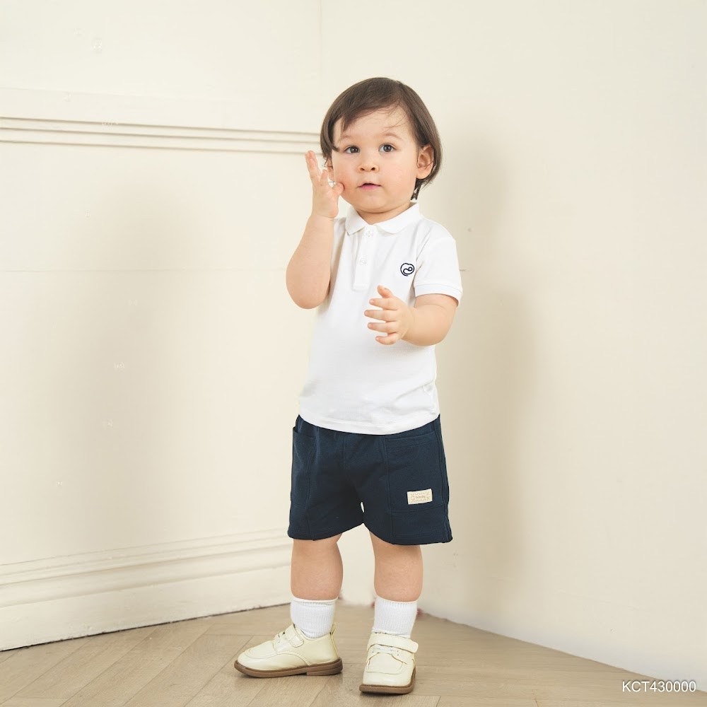 BU Baby (6M-5Y) Quần cộc short đùi kiểu dáng thể thao năng động Cotton KCT430000 | Hàng Chính Hãng