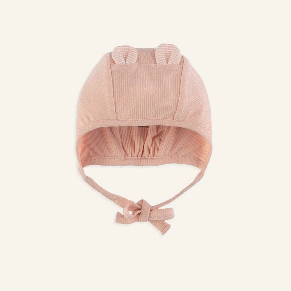 Mũ buộc dây tai thỏ Siro sơ sinh cho bé gái mềm mại, dễ thương - BU Siro ASR194321 | Phụ kiện BuBaby chính hãng