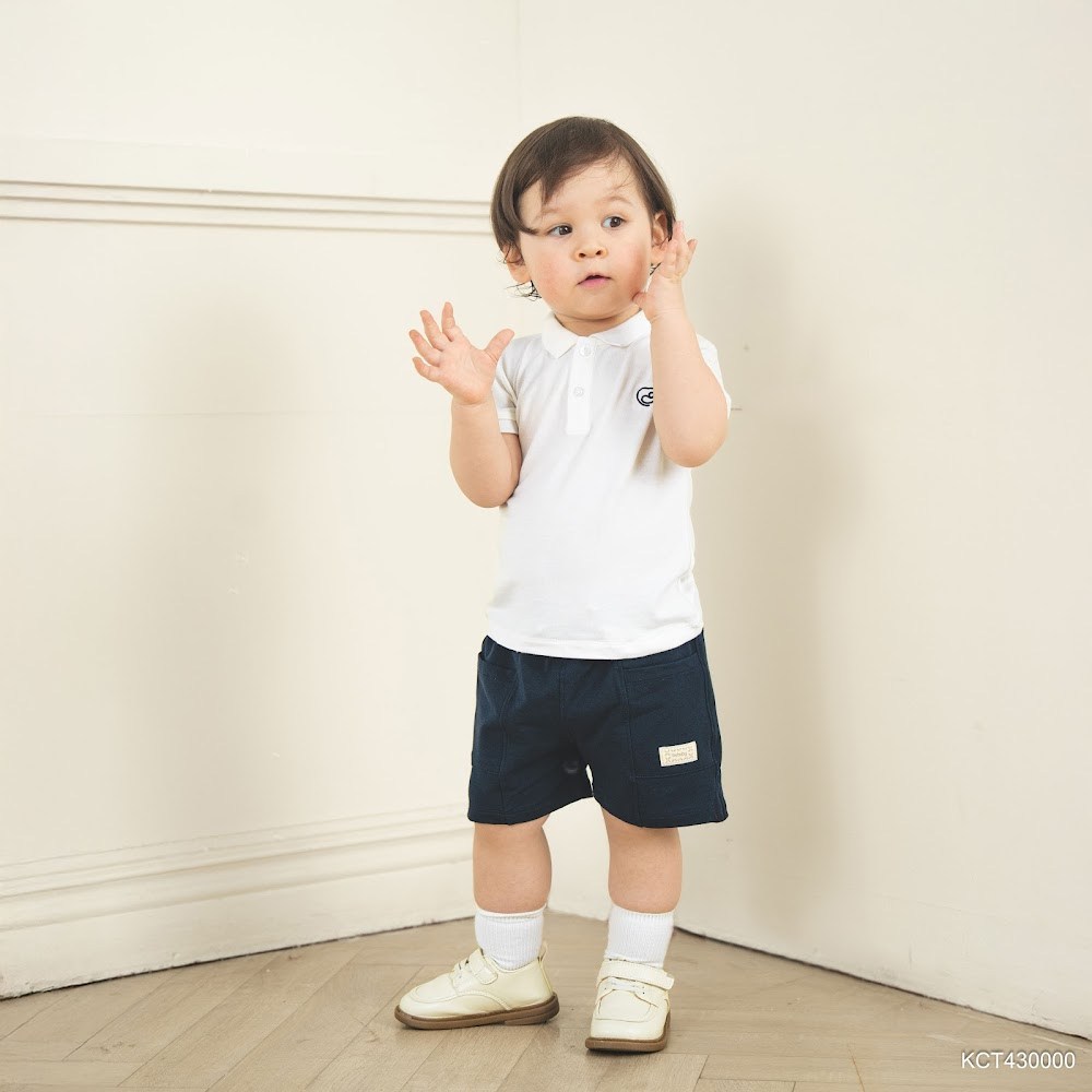 BU Baby (6M-5Y) Quần cộc short đùi kiểu dáng thể thao năng động Cotton KCT430000 | Hàng Chính Hãng