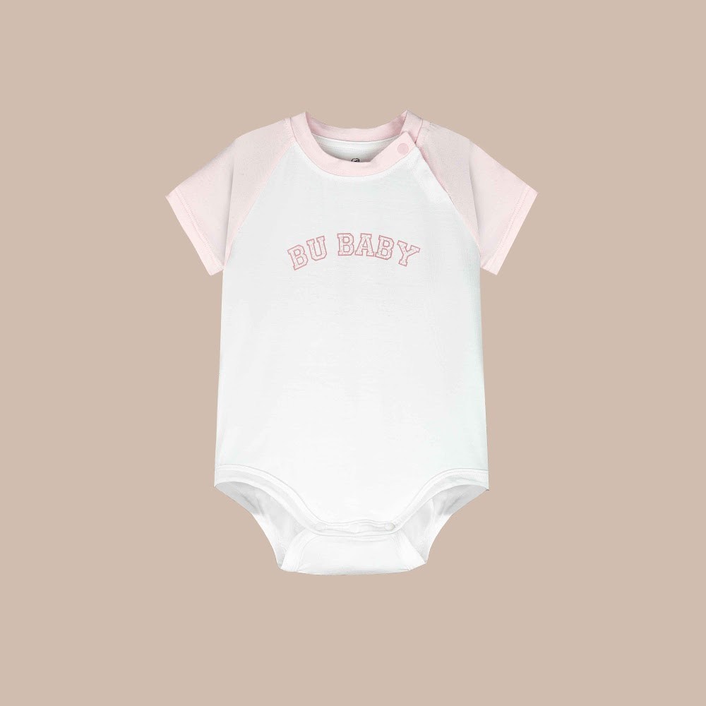 BU Baby (1M-12M) Body chip cộc tay thoáng mát dễ đóng bỉm bé trai gái SBB230128 | Body Chính hãng