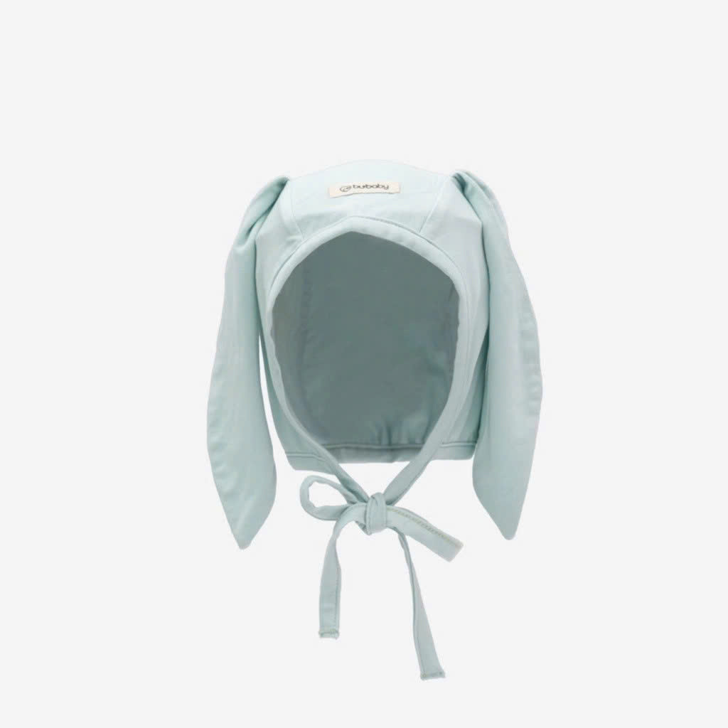 (NB-3M) Mũ buộc dây tai thỏ Bonet Bu Baby chất sợi tre mềm mại ABB194321 - Bubaby sơ sinh - Mũ Bubaby