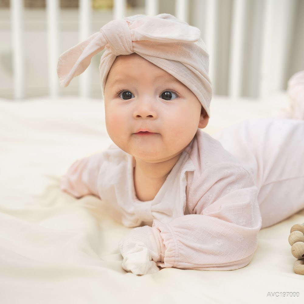 BU Baby (0M-6M) Phụ kiện Mũ Turban thiết kế xinh yêu hàn quốc cho bé gái AVC197000 | Chính hãng