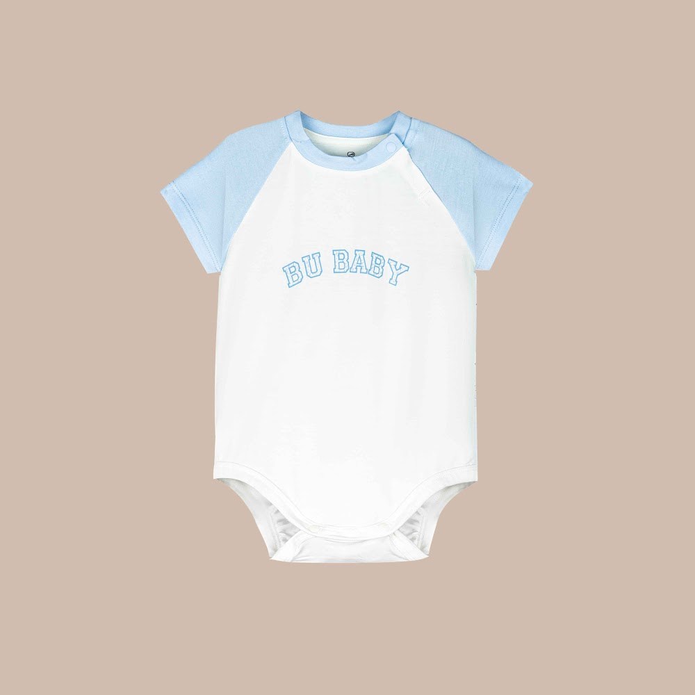 BU Baby (1M-12M) Body chip cộc tay thoáng mát dễ đóng bỉm bé trai gái SBB230128 | Body Chính hãng