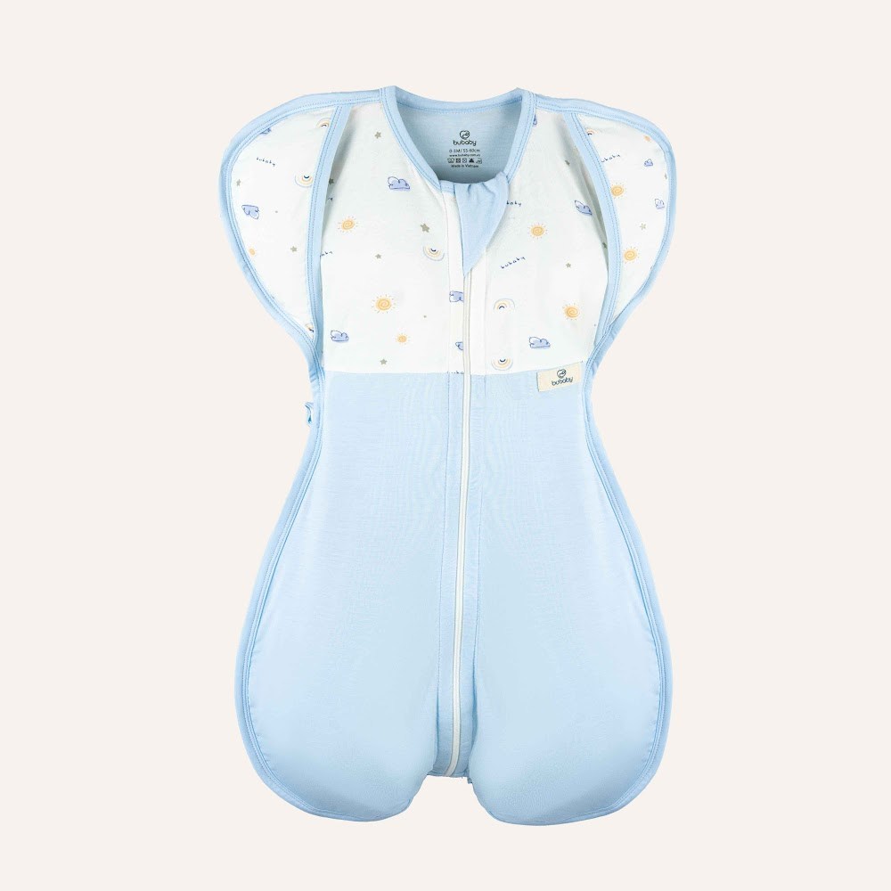 BU Baby Phụ kiện Túi ngủ nhộng chũn Little Rainbow | Đồ sơ sinh cao cấp mềm mịn | CVS4500LR
