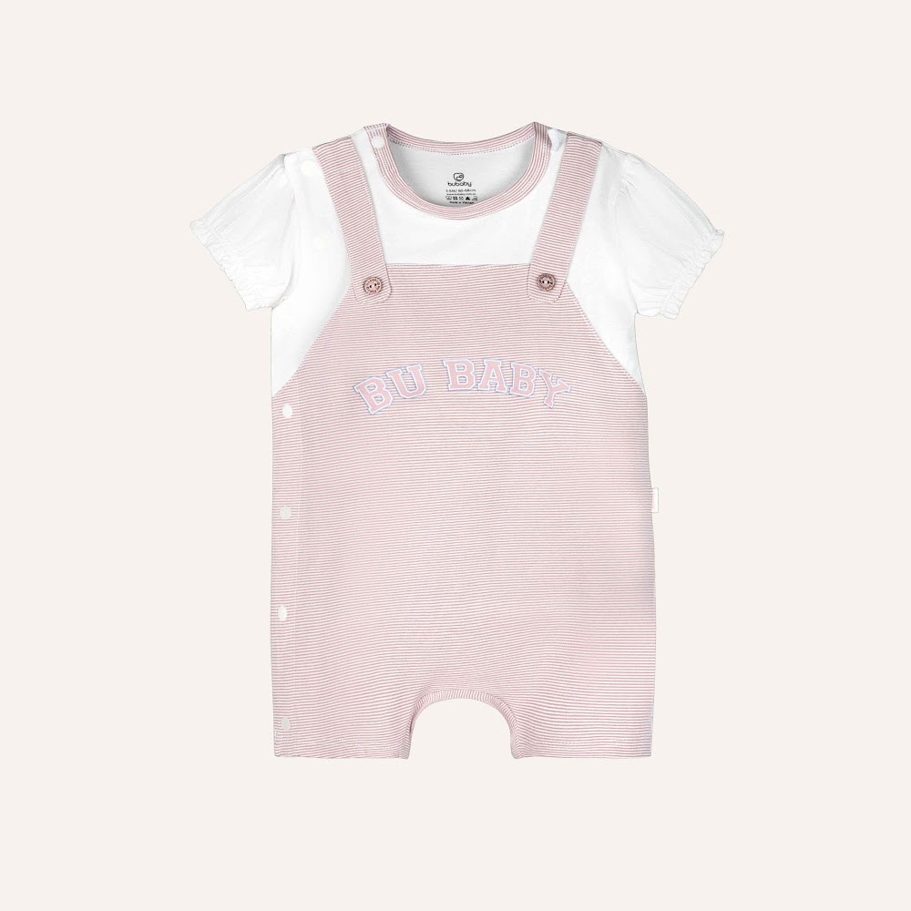 BU Baby (0M-12M) Bodysuit cộc tay phối mầu xinh khỏe cho bé Viscose IVS233128 | Body Chính hãng
