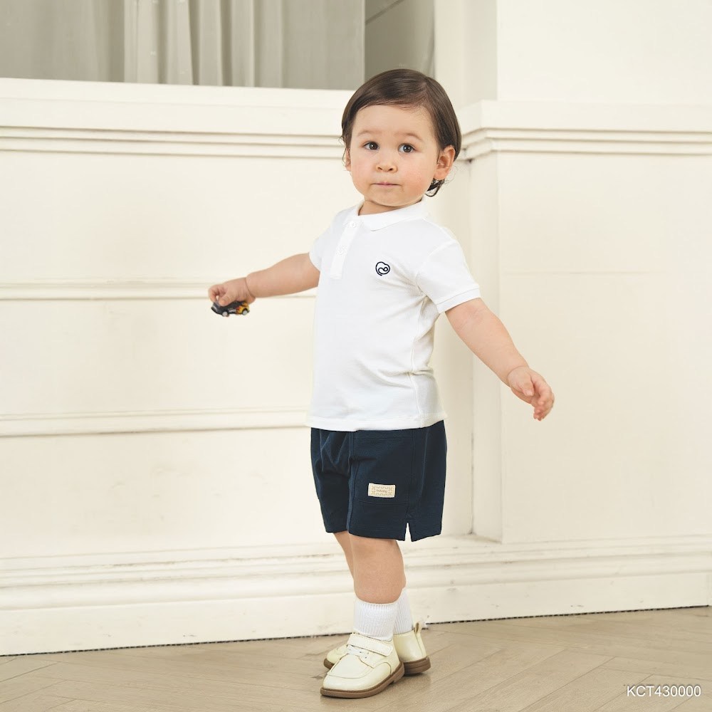 BU Baby (6M-5Y) Quần cộc short đùi kiểu dáng thể thao năng động Cotton KCT430000 | Hàng Chính Hãng