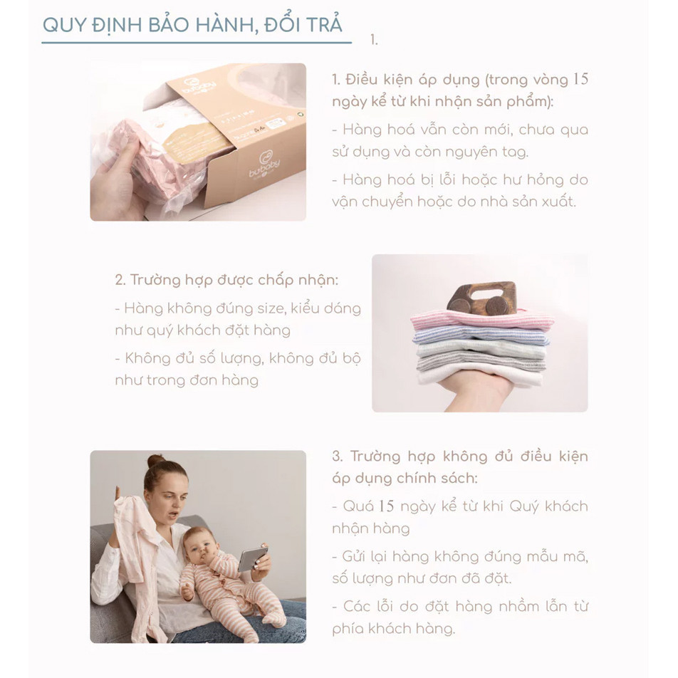 BU baby (1M-12M) Mũ Bonnet có vành BU Baby Cotton ACT194304 | Phụ kiện chính hãng