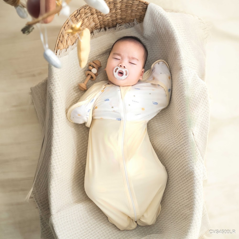 BU Baby Phụ kiện Túi ngủ nhộng chũn Little Rainbow | Đồ sơ sinh cao cấp mềm mịn | CVS4500LR