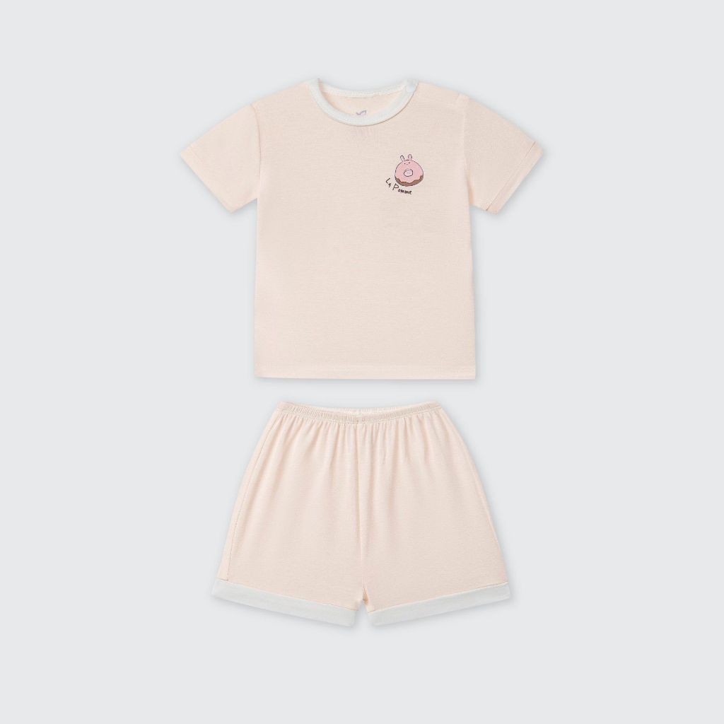 LaPom LP - Bộ cộc tay La Pomme Donut - Đồ sơ sinh cho bé - Đồ sơ sinh bé trai - Baby - Đồ sơ sinh bé gái