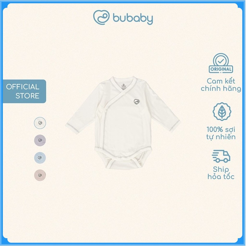 (NB-3M) Body chip dài tay cài chéo Siro - BSR210806 | Quần áo BU Baby chính hãng