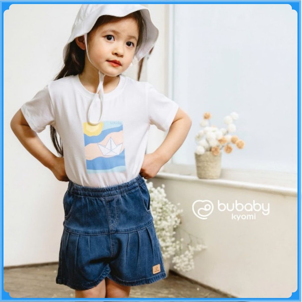 (6M-5Y) Quần short cho bé gái Denim - BDE433101 | Quần áo BU Baby chính hãng
