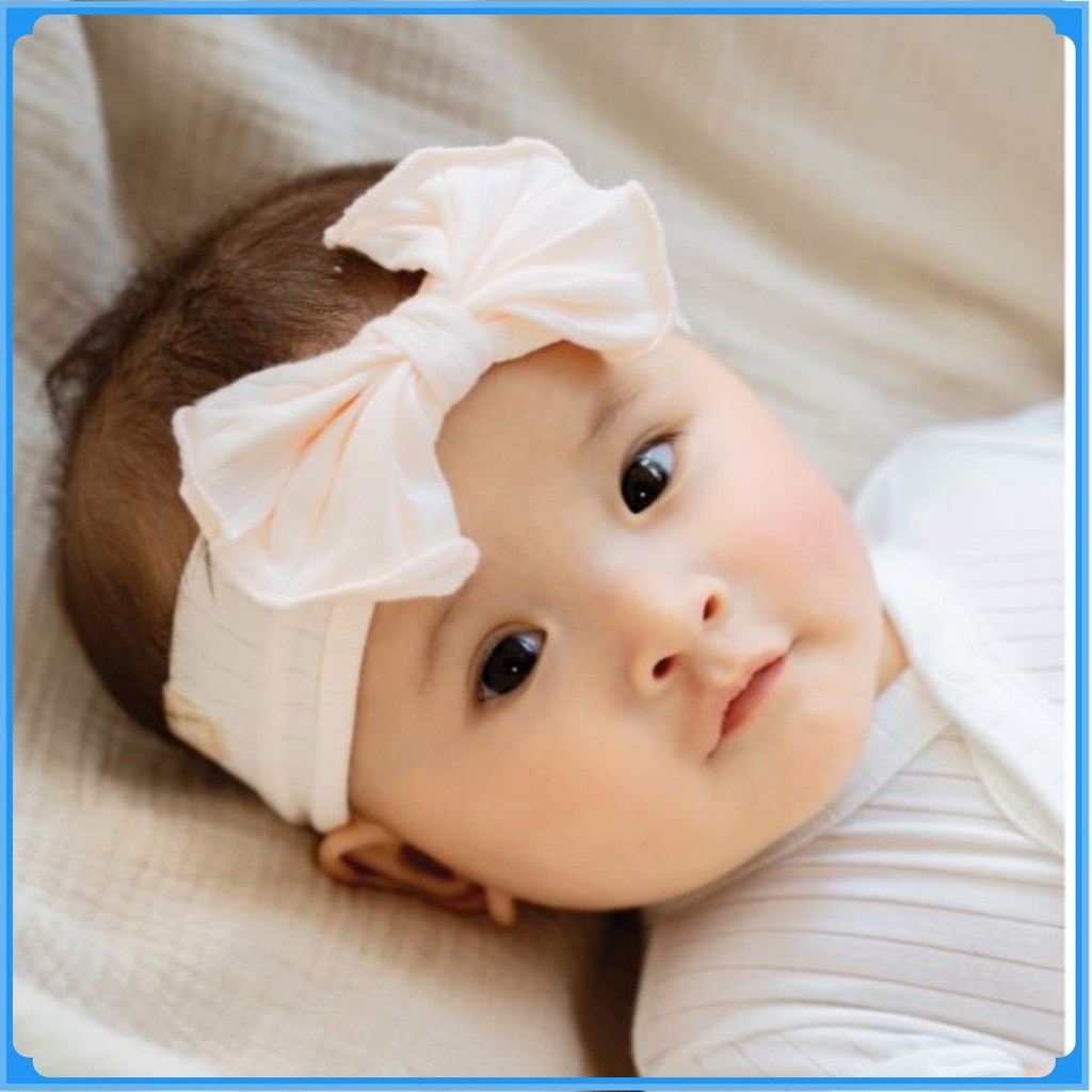 (Freesize) Băng đô BU Baby Molist cho bé gái - AMD020000 | Phụ kiện Bubaby chính hãng