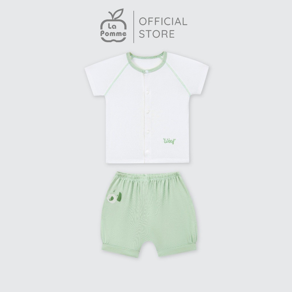 LaPom Bộ cộc tay La Pomme Ngôi nhà của Cún con - Đồ sơ sinh cho bé - Đồ sơ sinh bé trai - Baby - Đồ sơ sinh bé gái