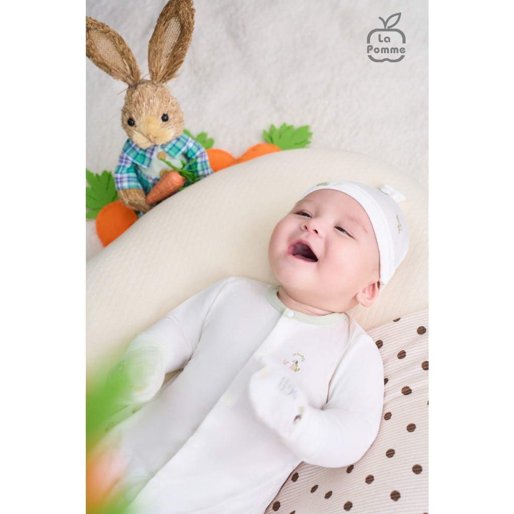 LaPom Body dài tay La Pomme Nông trại vui nhộn - Đồ sơ sinh cho bé - Đồ sơ sinh bé trai - Baby - Đồ sơ sinh bé gái