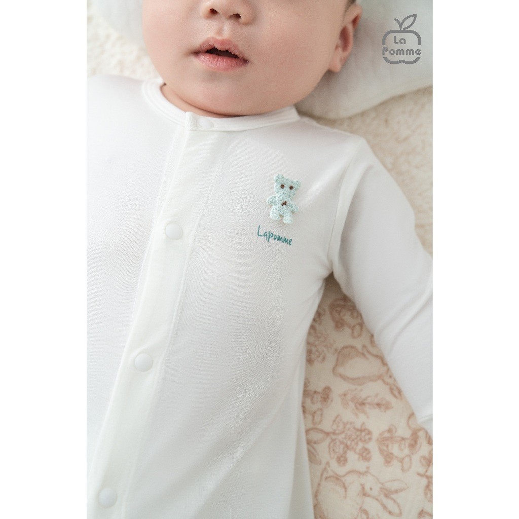 LaPom Body dài tay La Pomme Người bạn êm mềm - Đồ sơ sinh cho bé - Đồ sơ sinh bé trai - Baby - Đồ sơ sinh bé gái