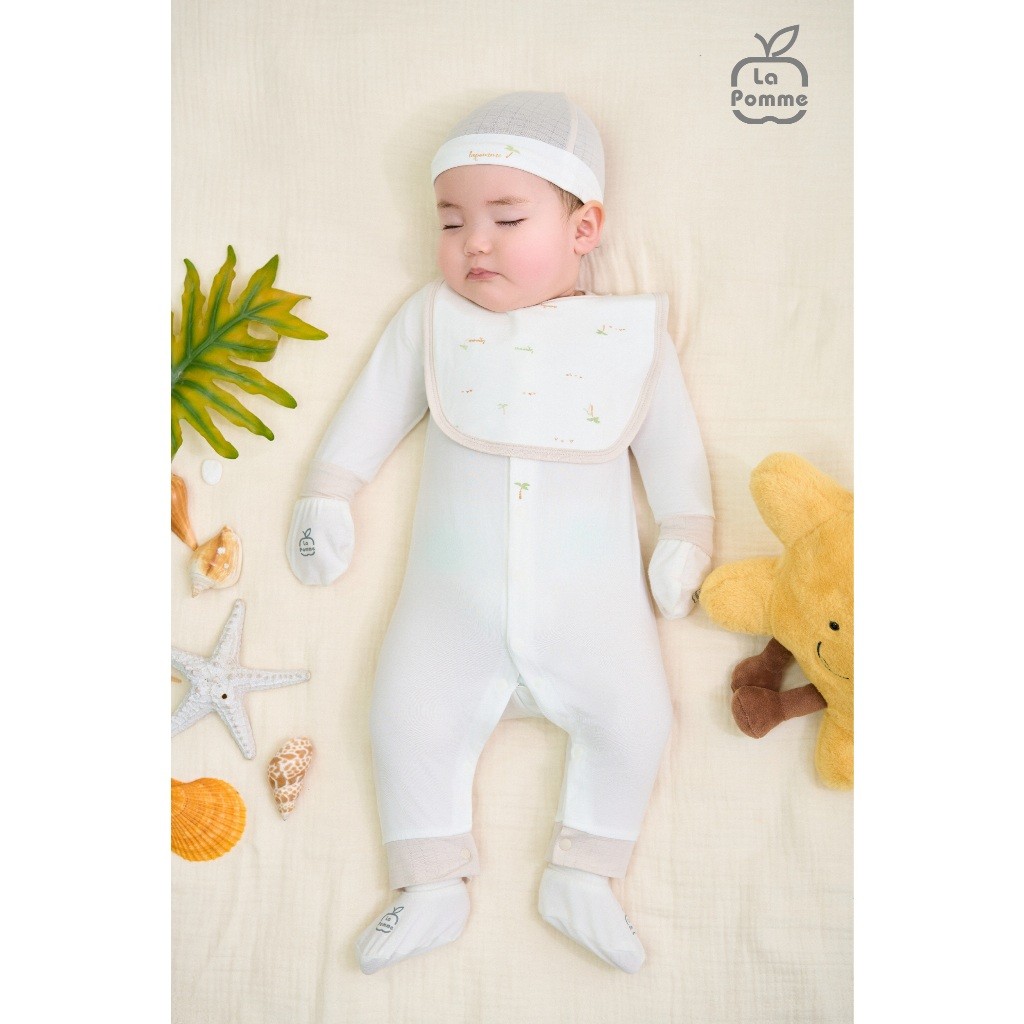 LaPom Body dài tay La Pomme Mùa hè của bé - Đồ sơ sinh cho bé - Đồ sơ sinh bé trai - Baby - Đồ sơ sinh bé gái