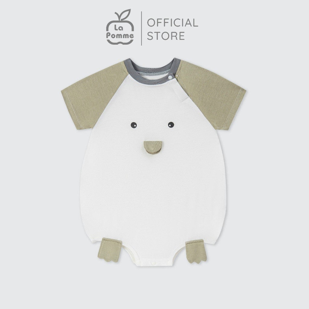 LaPom Body cộc tay La Pomme Bạn Cánh cụt - Đồ sơ sinh cho bé - Đồ sơ sinh bé trai - Baby - Đồ sơ sinh bé gái