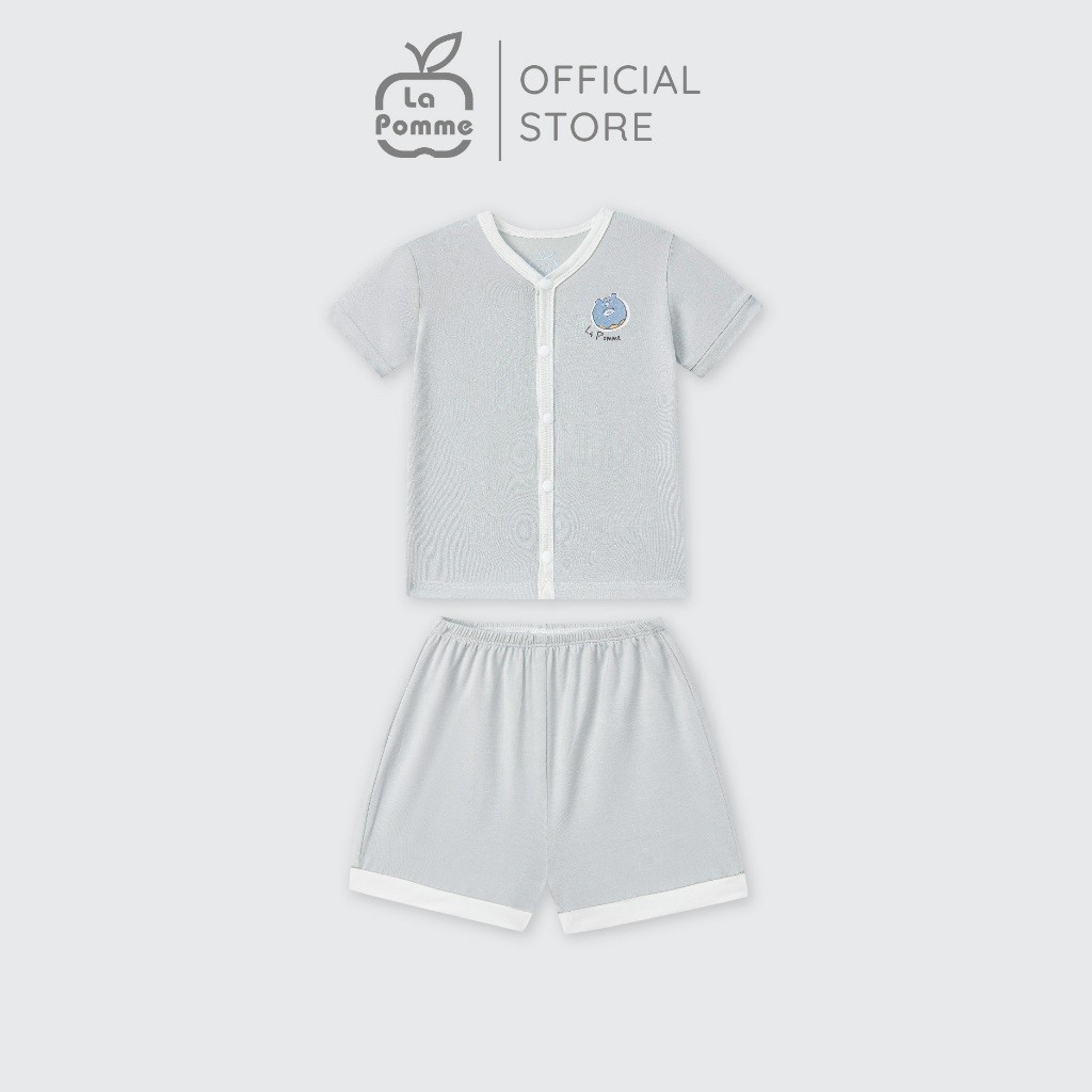 LaPom Bộ cộc tay cúc giữa La Pomme Donut - Đồ sơ sinh cho bé - Đồ sơ sinh bé trai - Baby - Đồ sơ sinh bé gái