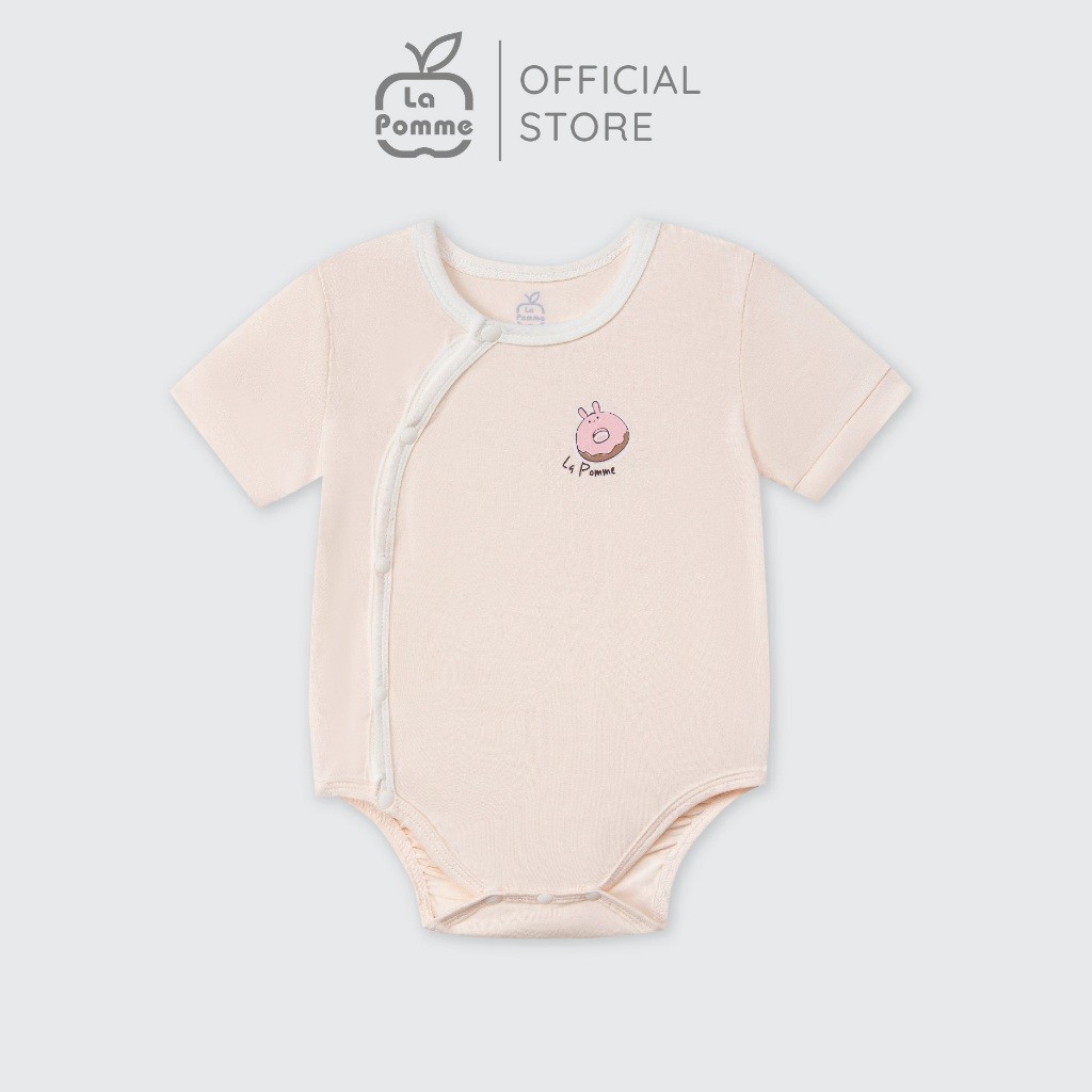LaPom Bodychip cộc tay La Pomme Donut - Đồ sơ sinh cho bé - Đồ sơ sinh bé trai - Baby - Đồ sơ sinh bé gái