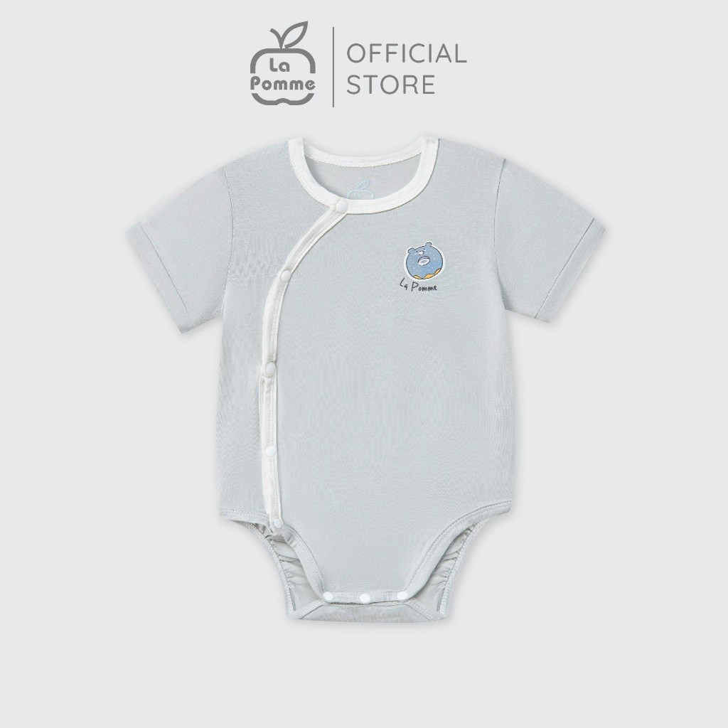 LaPom Bodychip cộc tay La Pomme Donut - Đồ sơ sinh cho bé - Đồ sơ sinh bé trai - Baby - Đồ sơ sinh bé gái