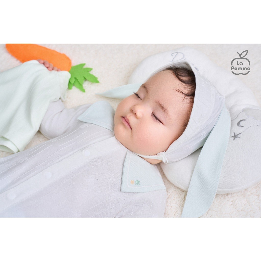 LaPom Body dài tay La Pomme Happy Friend - Đồ sơ sinh cho bé - Đồ sơ sinh bé trai - Baby - Đồ sơ sinh bé gái